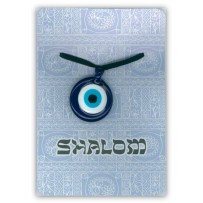 Cartão Artesanal Judaico Shalom olho